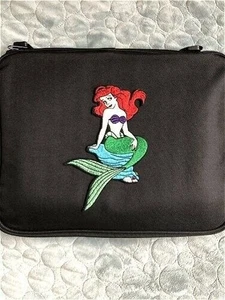 NEW Embroidery Little Mermaid Ariel Pin Trading Book Bag -Disney Pin Collections - Picture 1 of 10