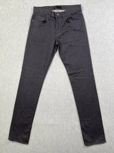 J Brand Tyler Men's 30Wx34L Black Denim Straight Jeans 5-Pockets Stretch Cotton - Picture 1 of 11