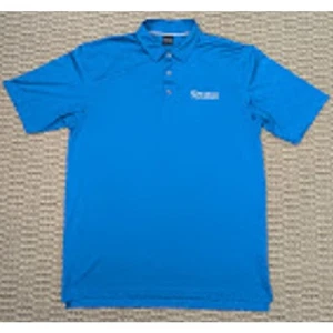 Dunning Golf Men's CME Group Tour Championship Polo Shirt Turquois Size XL - Picture 1 of 8