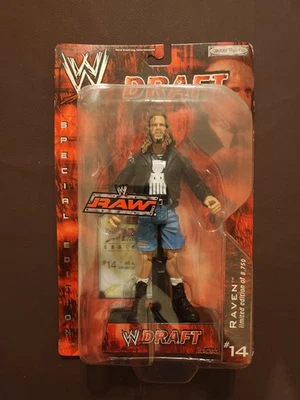 Figura Raven Jakks Pacific 2002 WWE RAW Draft Edición Limitada De 8.750 #14 Foto 1 de 2