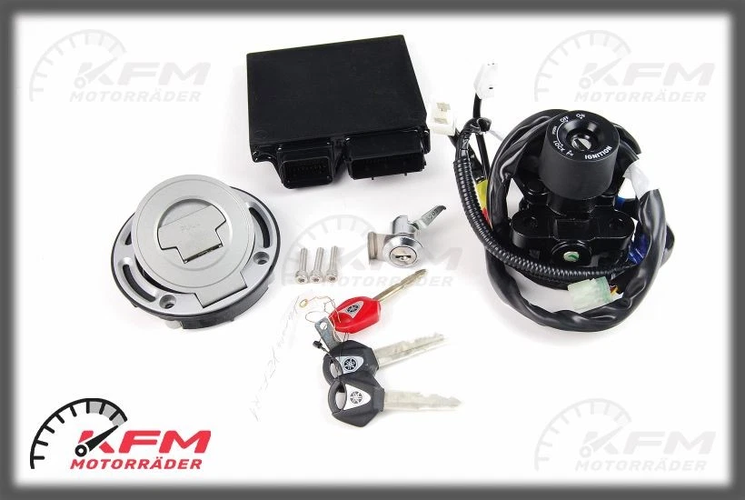 Yamaha YZFR1 RN32 Schloßsatz Steuergerät CDI ECU lock set Original - Bild 1 von 1