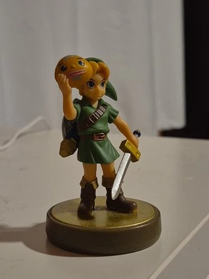 Figura Amiibo Link Majora's Mask The Legend of Zelda Nintendo Usada Foto 1 de 4