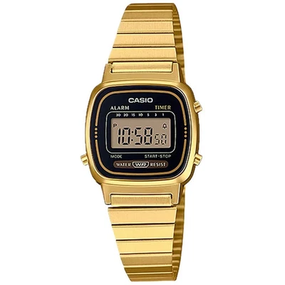 New Casio Women's Vintage Digital Gold-Tone Watch - LA-670WGA-1 - Image 1 of 3