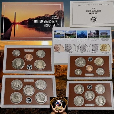 2020 S US Mint Clad Proof Set, 10 Coins OGP No West Point Nickel 🔥  - Image 1 of 4