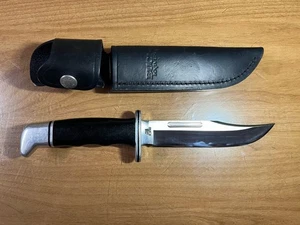 Buck 119 Messer mit feststehender Klinge und Original Lederscheide USA - Bild 1 von 14