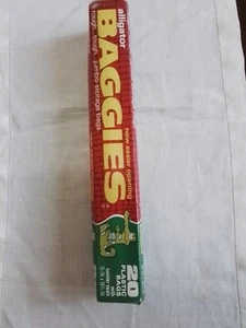 Vintage Alligator Baggies 1970s Jumbo Storage Bags W Twister Seals Incomplete - Picture 1 of 4