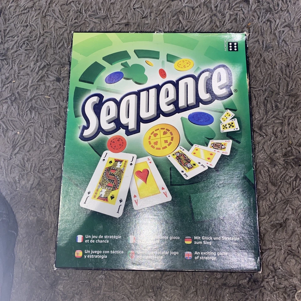 SEQUENCE Card Board Game Nordic - complete see description - Image 1 of 4