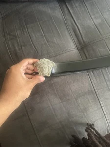 Size 34 Diamond Versace Medusa Belt - Picture 1 of 4