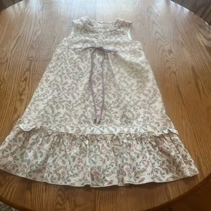 Abito maglione Chickeeduck High End Boutique ragazza panna velluto a coste foderato 140 US 7 - Foto 1 di 9