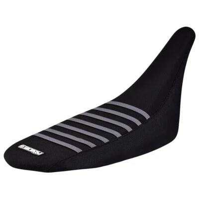 Kawasaki KFX 450 R сиденье чехол 2008-2014 черный - серый ребра захват наслаждаться Mfg #229 - Изображение 1 из 4