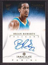 2012-13 Immaculate Collection Inscriptions #IN-BI Brian Roberts AUTO 51/99