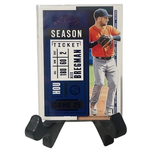 Alex Bregman 2020 Panini Contenders Draft Ticket purple FOIL #58 Astros #'d /149 - Imagen 1 de 2