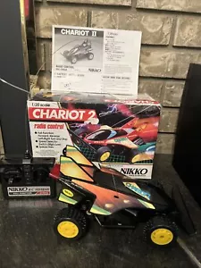 Nikko Chariot 2 R/c Remote Control Car - Boxed (no Batteries) 1/20 BLACK car - Picture 1 of 7