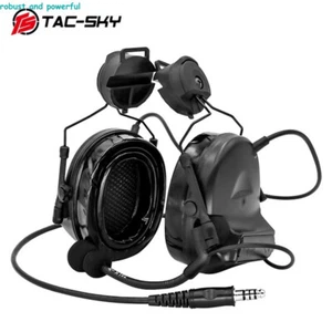 TAC-SKY COMTAC II/C2 Wysokiej jakości taktyczny zestaw słuchawkowy z redukcją szumów stojaka szynowego - Zdjęcie 1 z 14