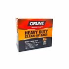 Grunt 158L Extra Large Heavy Duty Clean Up Bags - 24 Pack - 0810371