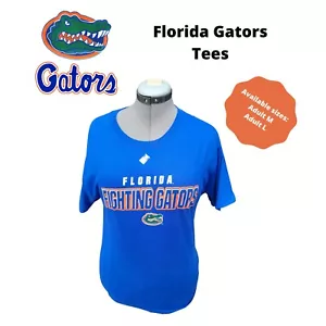 NCAA Florida Gators Hanes Short Sleeve Shirt Unisex Men's Womens Blue New Large - Picture 1 of 12