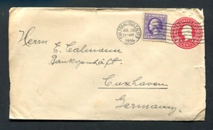 USA : Nice cover from 1924 - San Francisco to Cuxhaven, Germany - used - Picture 1 of 2