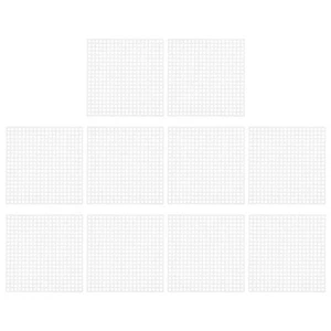 10 Pcs Crocheted Material Sheet Mesh for Crafts Plastic Embroidery - Picture 1 of 12