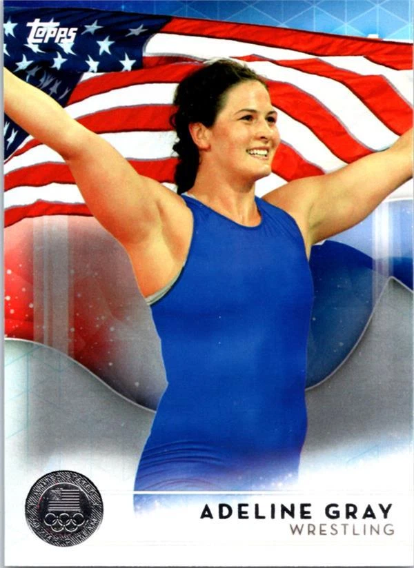 Adeline Gray trading card Wrestling 2016 Topps US Olympic Team Silver Medal #35 - Image 1 of 1