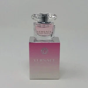 Versace Bright Crystal EDT Women’s Perfume Mini Splash 5 ml/0.17 oz Each NIB - Picture 1 of 2