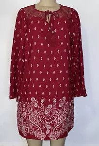BeBop Womens Dress Size M Color Dark Red - Picture 1 of 11