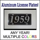 1959 License Plate Compatible With Ford Chevrolet Muscle Car Hot Rod Year