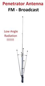 Antena de transmisión vertical de alta ganancia Sigma Penetrator 87,5-108 MHz 500 W 6,5 dbi - Imagen 1 de 3
