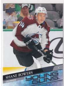 20/21 UD SERIES 1 SHANE BOWERS YOUNG GUNS RC SP ROOKIE #240