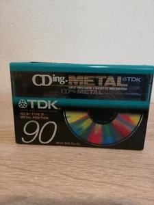 TDK sealed tape, METAL 90, CDing, Type IV - Photo 1/3