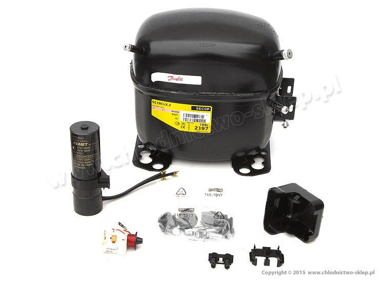 230V 50Hz compressor Secop SC18CLX.2 104L2197 R404A R507  5/6HP formerly Danfoss - Image 1 of 1