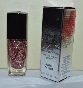 LANCOME Paris En Rose #361 Vernis In Love Pink Gold Top Coat FULL SZ LIMITED NIB - Picture 1 of 2