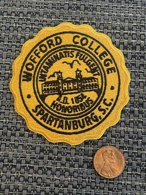 "Parche de hierro bordado vintage Wofford College Terriers 3"" X 3""" Foto 1 de 2