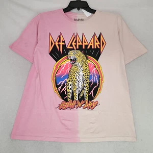 Camisa DEF LEPPARD Tie Dye Para Hombres 2XL XXL Alta N Seca Clásica Rock Años 80 Nueva con Etiquetas - Imagen 1 de 11