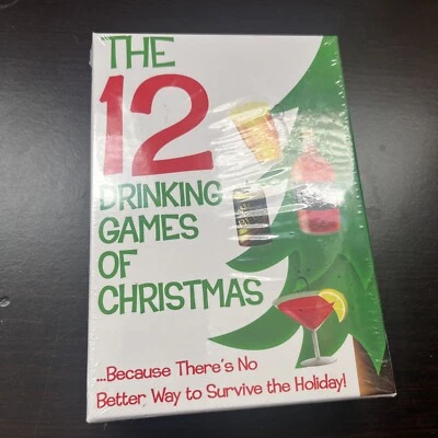 Los 12 Juegos de Beber de Navidad Fiesta Juego Nuevo Precintado Vacaciones Foto 1 de 2
