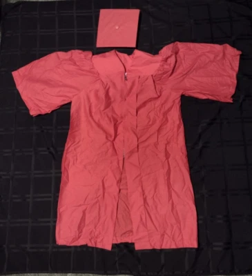 Gorra Disfraz de Graduación/Halloween para Niños y Vestido de 15" Metal con Cremallera 36", Rojo Brillante Foto 1 de 4