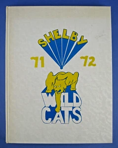 Anuario Shelby Junior High School Utica Michigan 1971 1972 Wildcat tapa dura - Imagen 1 de 2