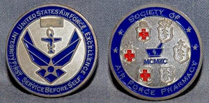 USAF Society of Pharmacy challenge coin - VERY LIMITED ISSUANCE! - Picture 1 of 1