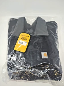 NEW Carhartt Jacket Mens 3XL Blue Rain Defender Heavyweight Softshell Outdoors - Picture 1 of 5
