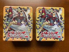 2  Yu-Gi-Oh Collectible Tin's  2012 Heroic Champion - Excalibur EMPTY TIN'S