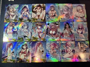 Goddess Story Waifu Bikini 18 x Character Doujin Cards Maiden Girl Party SSR #1 - Picture 1 of 6
