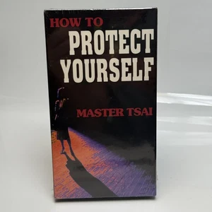 How To Protect Yourself VHS Master Tsai Self Defense Kung Fu Martial Arts New - Picture 1 of 8