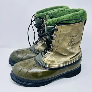 Sorel Kaufman Dominator Schnürstiefel grün Gummi Winter Schnee wasserdicht - Bild 1 von 8