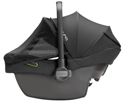 ⭐️ NUNA PIPA NEXT CAVIAR Black & Tan ISOFIX Car Seat Carrier Group 0+ Birth+ NEW - Image 1 of 4