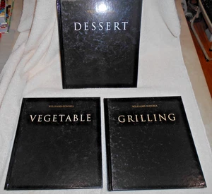 Set of 3 Williams-Sonoma Cookbooks, Vegetable, Dessert & Grilling Hardcover 2002 - Picture 1 of 1