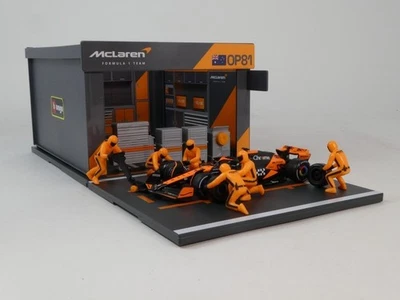 Burago PIT PASS Mclaren MCL38 #81 Oscar Piastri Miami 2024 1/43 18-38451#81 - Immagine 1 di 3