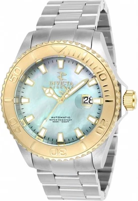 Invicta 24297 Reserve pro Diver Svizzero Automatico Le 18K Oro Lunetta Da Watch - Immagine 1 di 4