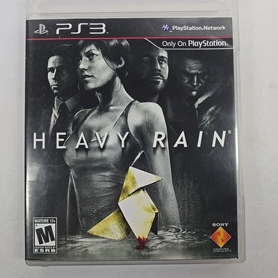 Heavy Rain (Sony PlayStation 3, 2010) Complete CIB Clean Disc Free Ship - Image 1 of 4