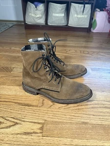 RARE Woolrich Bootlegger Brown Suede Leather/Wool Lined Lace Up Boot Men’s Sz 13 - Picture 1 of 13