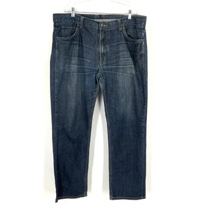 Pantalones de mezclilla Claiborne calce recto azul para hombre 40x32 - Imagen 1 de 8