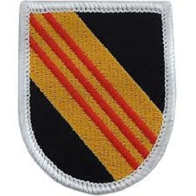 TALIBAN WHACKER SPECIAL FORCES GROUP NINJA JEDI NETWORK BERET FLASH: 5th SF GP - Image 1 of 4